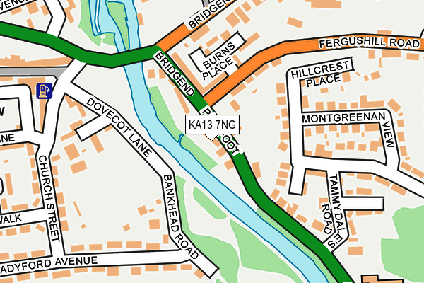 KA13 7NG map - OS OpenMap – Local (Ordnance Survey) KA13 7NG map - OS OpenMap – Local (Ordnance Survey)
