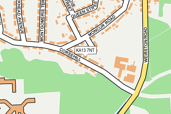 KA13 7NT map - OS OpenMap – Local (Ordnance Survey) KA13 7NT map - OS OpenMap – Local (Ordnance Survey)