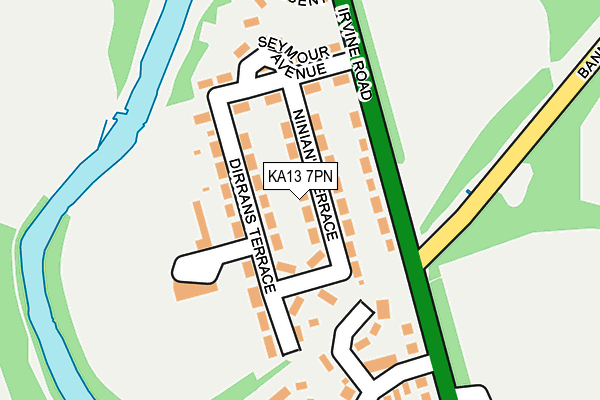 KA13 7PN map - OS OpenMap – Local (Ordnance Survey) KA13 7PN map - OS OpenMap – Local (Ordnance Survey)