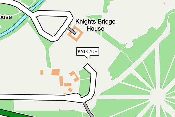 KA13 7QE map - OS OpenMap – Local (Ordnance Survey) KA13 7QE map - OS OpenMap – Local (Ordnance Survey)