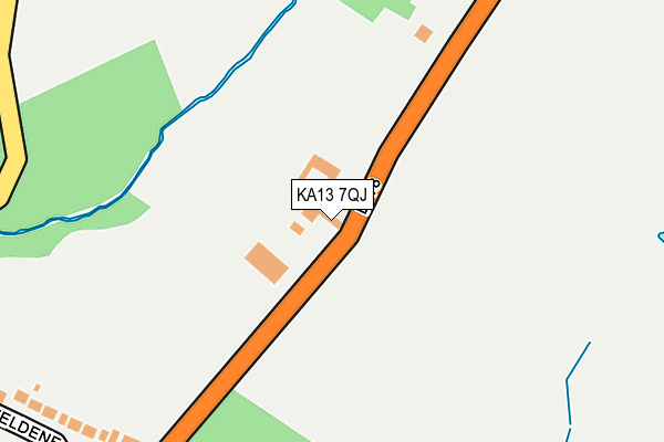 KA13 7QJ map - OS OpenMap – Local (Ordnance Survey) KA13 7QJ map - OS OpenMap – Local (Ordnance Survey)