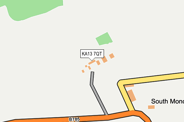 KA13 7QT map - OS OpenMap – Local (Ordnance Survey) KA13 7QT map - OS OpenMap – Local (Ordnance Survey)