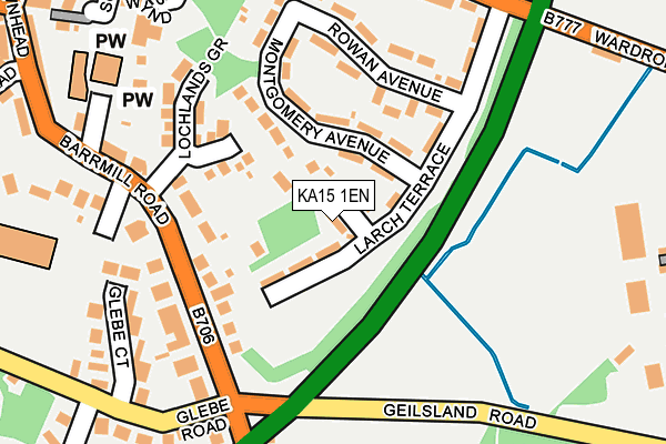 KA15 1EN map - OS OpenMap – Local (Ordnance Survey) KA15 1EN map - OS OpenMap – Local (Ordnance Survey)