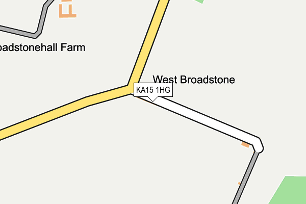 KA15 1HG map - OS OpenMap – Local (Ordnance Survey) KA15 1HG map - OS OpenMap – Local (Ordnance Survey)
