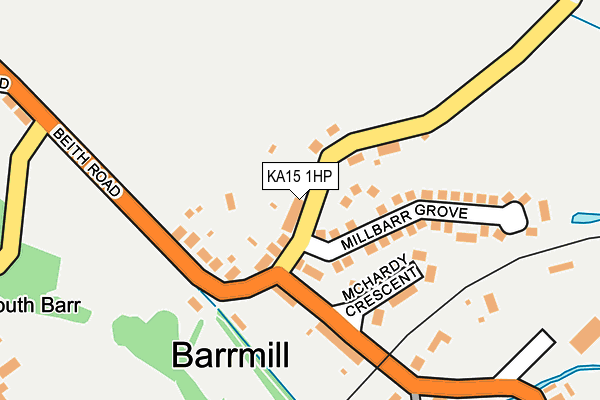 KA15 1HP map - OS OpenMap – Local (Ordnance Survey) KA15 1HP map - OS OpenMap – Local (Ordnance Survey)