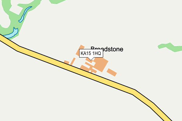 KA15 1HQ map - OS OpenMap – Local (Ordnance Survey) KA15 1HQ map - OS OpenMap – Local (Ordnance Survey)