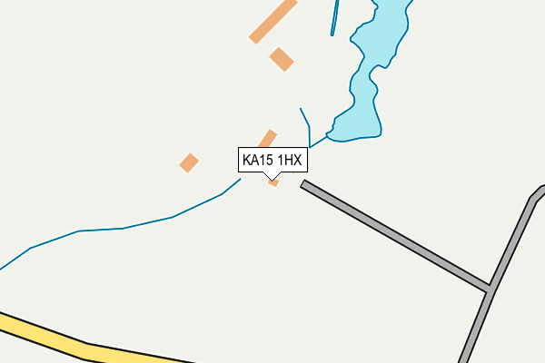 KA15 1HX map - OS OpenMap – Local (Ordnance Survey) KA15 1HX map - OS OpenMap – Local (Ordnance Survey)