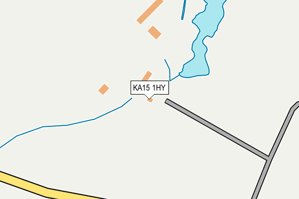 KA15 1HY map - OS OpenMap – Local (Ordnance Survey) KA15 1HY map - OS OpenMap – Local (Ordnance Survey)