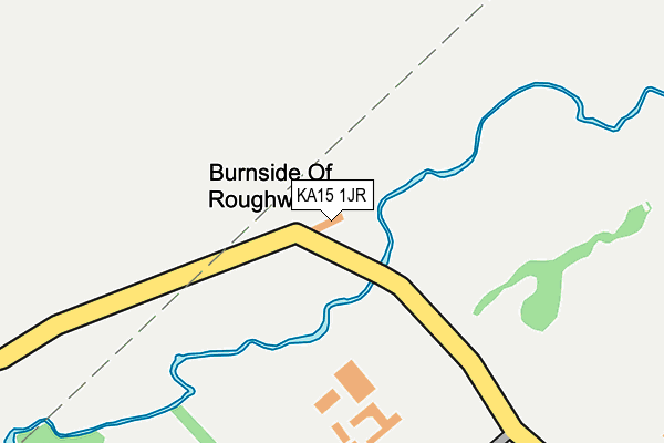KA15 1JR map - OS OpenMap – Local (Ordnance Survey) KA15 1JR map - OS OpenMap – Local (Ordnance Survey)