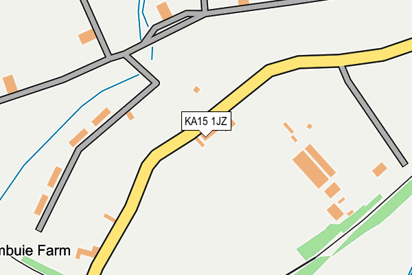 KA15 1JZ map - OS OpenMap – Local (Ordnance Survey) KA15 1JZ map - OS OpenMap – Local (Ordnance Survey)