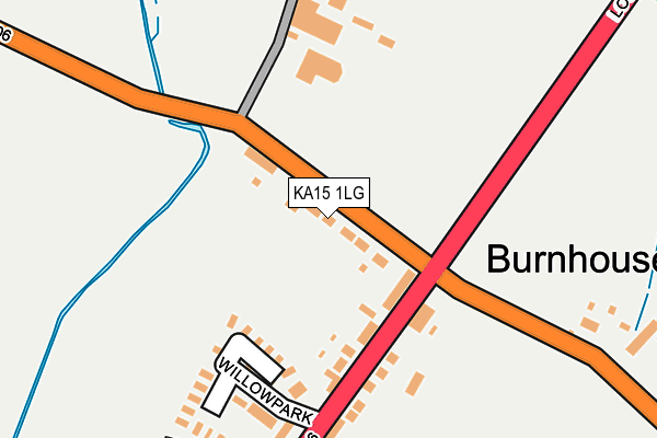 KA15 1LG map - OS OpenMap – Local (Ordnance Survey) KA15 1LG map - OS OpenMap – Local (Ordnance Survey)