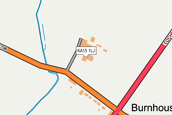 KA15 1LJ map - OS OpenMap – Local (Ordnance Survey) KA15 1LJ map - OS OpenMap – Local (Ordnance Survey)
