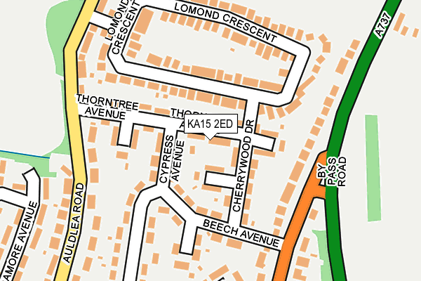 KA15 2ED map - OS OpenMap – Local (Ordnance Survey) KA15 2ED map - OS OpenMap – Local (Ordnance Survey)