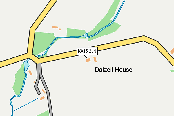 KA15 2JN map - OS OpenMap – Local (Ordnance Survey) KA15 2JN map - OS OpenMap – Local (Ordnance Survey)