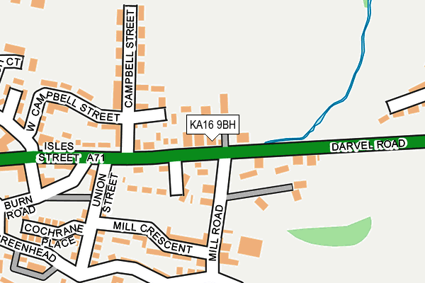 KA16 9BH map - OS OpenMap – Local (Ordnance Survey) KA16 9BH map - OS OpenMap – Local (Ordnance Survey)