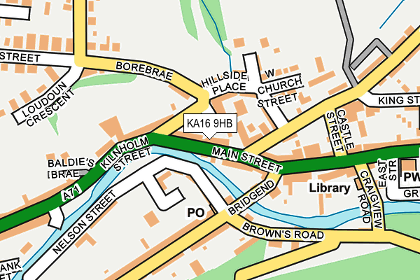 KA16 9HB map - OS OpenMap – Local (Ordnance Survey) KA16 9HB map - OS OpenMap – Local (Ordnance Survey)
