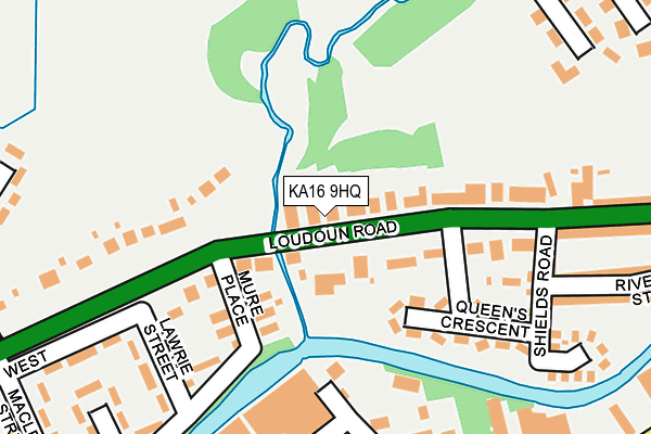 KA16 9HQ map - OS OpenMap – Local (Ordnance Survey) KA16 9HQ map - OS OpenMap – Local (Ordnance Survey)