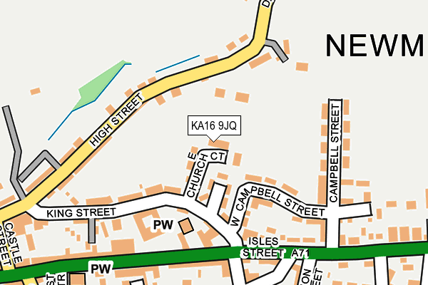 KA16 9JQ map - OS OpenMap – Local (Ordnance Survey) KA16 9JQ map - OS OpenMap – Local (Ordnance Survey)