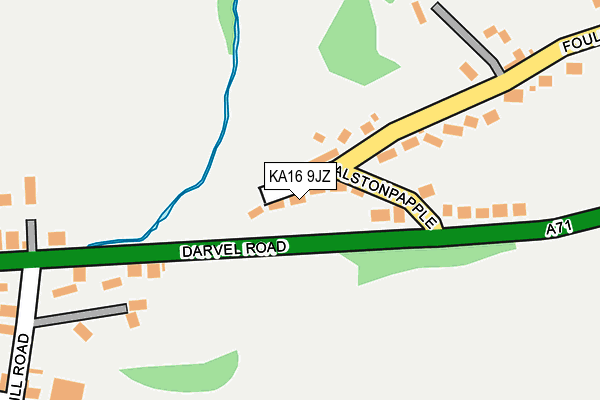 KA16 9JZ map - OS OpenMap – Local (Ordnance Survey) KA16 9JZ map - OS OpenMap – Local (Ordnance Survey)
