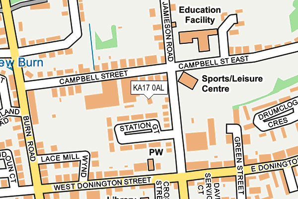 KA17 0AL map - OS OpenMap – Local (Ordnance Survey) KA17 0AL map - OS OpenMap – Local (Ordnance Survey)