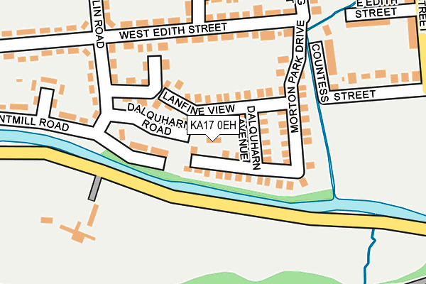 KA17 0EH map - OS OpenMap – Local (Ordnance Survey) KA17 0EH map - OS OpenMap – Local (Ordnance Survey)