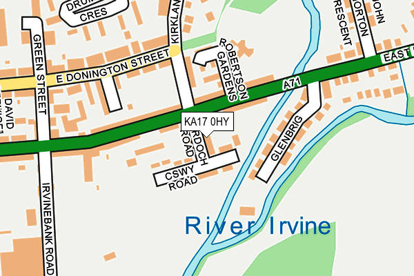 KA17 0HY map - OS OpenMap – Local (Ordnance Survey) KA17 0HY map - OS OpenMap – Local (Ordnance Survey)
