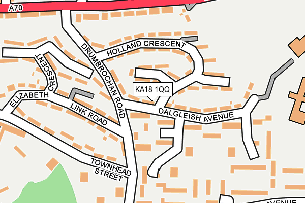 KA18 1QQ map - OS OpenMap – Local (Ordnance Survey) KA18 1QQ map - OS OpenMap – Local (Ordnance Survey)