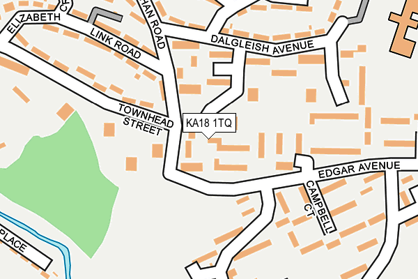 KA18 1TQ map - OS OpenMap – Local (Ordnance Survey) KA18 1TQ map - OS OpenMap – Local (Ordnance Survey)