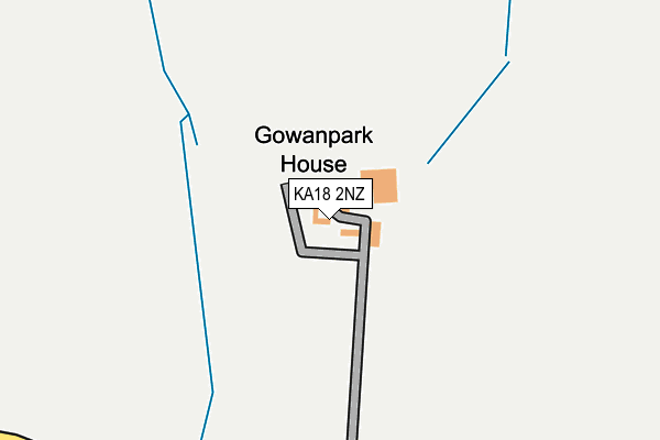 KA18 2NZ map - OS OpenMap – Local (Ordnance Survey) KA18 2NZ map - OS OpenMap – Local (Ordnance Survey)