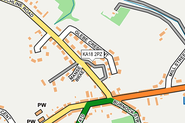 KA18 2PZ map - OS OpenMap – Local (Ordnance Survey) KA18 2PZ map - OS OpenMap – Local (Ordnance Survey)