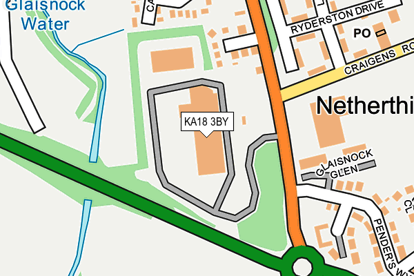 KA18 3BY map - OS OpenMap – Local (Ordnance Survey) KA18 3BY map - OS OpenMap – Local (Ordnance Survey)