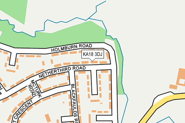 KA18 3DJ map - OS OpenMap – Local (Ordnance Survey) KA18 3DJ map - OS OpenMap – Local (Ordnance Survey)