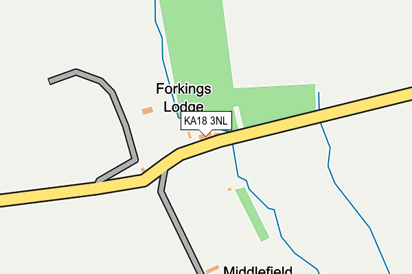 KA18 3NL map - OS OpenMap – Local (Ordnance Survey) KA18 3NL map - OS OpenMap – Local (Ordnance Survey)