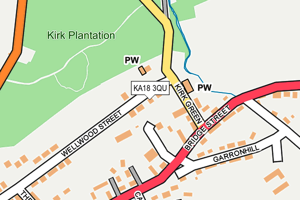 KA18 3QU map - OS OpenMap – Local (Ordnance Survey) KA18 3QU map - OS OpenMap – Local (Ordnance Survey)