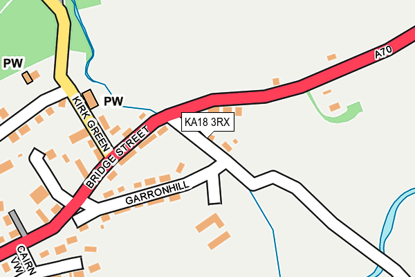 KA18 3RX map - OS OpenMap – Local (Ordnance Survey) KA18 3RX map - OS OpenMap – Local (Ordnance Survey)