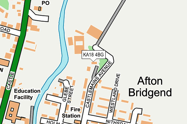 KA18 4BG map - OS OpenMap – Local (Ordnance Survey) KA18 4BG map - OS OpenMap – Local (Ordnance Survey)