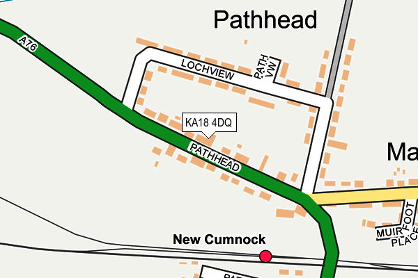 KA18 4DQ map - OS OpenMap – Local (Ordnance Survey) KA18 4DQ map - OS OpenMap – Local (Ordnance Survey)