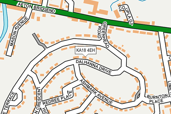 KA18 4EH map - OS OpenMap – Local (Ordnance Survey) KA18 4EH map - OS OpenMap – Local (Ordnance Survey)