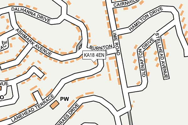 KA18 4EN map - OS OpenMap – Local (Ordnance Survey) KA18 4EN map - OS OpenMap – Local (Ordnance Survey)