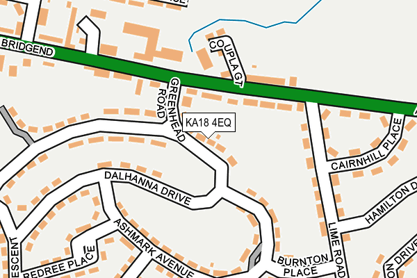 KA18 4EQ map - OS OpenMap – Local (Ordnance Survey) KA18 4EQ map - OS OpenMap – Local (Ordnance Survey)
