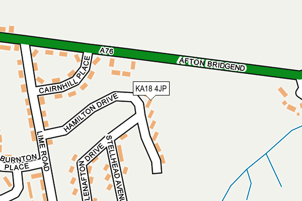 KA18 4JP map - OS OpenMap – Local (Ordnance Survey) KA18 4JP map - OS OpenMap – Local (Ordnance Survey)