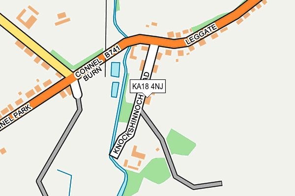 KA18 4NJ map - OS OpenMap – Local (Ordnance Survey) KA18 4NJ map - OS OpenMap – Local (Ordnance Survey)