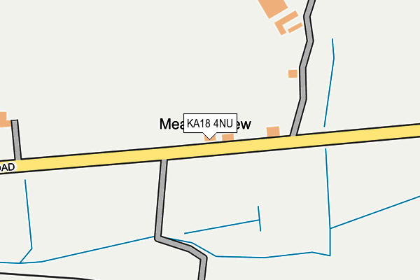 KA18 4NU map - OS OpenMap – Local (Ordnance Survey) KA18 4NU map - OS OpenMap – Local (Ordnance Survey)