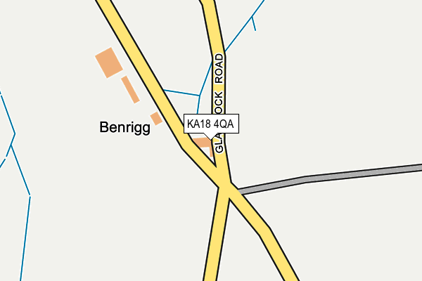 KA18 4QA map - OS OpenMap – Local (Ordnance Survey) KA18 4QA map - OS OpenMap – Local (Ordnance Survey)