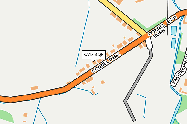 KA18 4QF map - OS OpenMap – Local (Ordnance Survey)