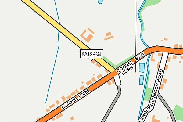 KA18 4QJ map - OS OpenMap – Local (Ordnance Survey) KA18 4QJ map - OS OpenMap – Local (Ordnance Survey)