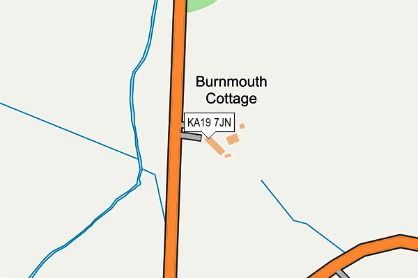 KA19 7JN map - OS OpenMap – Local (Ordnance Survey) KA19 7JN map - OS OpenMap – Local (Ordnance Survey)