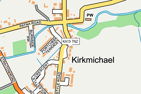 KA19 7NZ map - OS OpenMap – Local (Ordnance Survey) KA19 7NZ map - OS OpenMap – Local (Ordnance Survey)