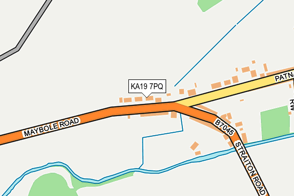 KA19 7PQ map - OS OpenMap – Local (Ordnance Survey) KA19 7PQ map - OS OpenMap – Local (Ordnance Survey)