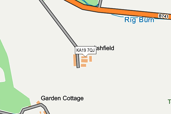 KA19 7QJ map - OS OpenMap – Local (Ordnance Survey) KA19 7QJ map - OS OpenMap – Local (Ordnance Survey)